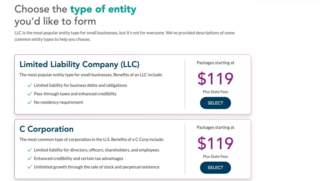 Incorporate.com Pricing